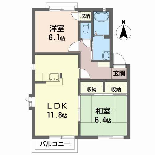 グリーンハウスⅢ 202号-14
