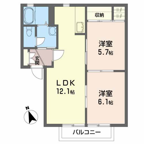 ラルジュ・コートⅠ 203号-16