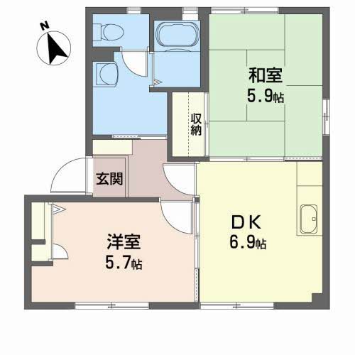 シャーメゾンＫＡＴＯ・Ⅰ 101号-6