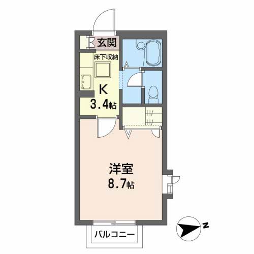 広瀬川ハイムＡ 107号-16