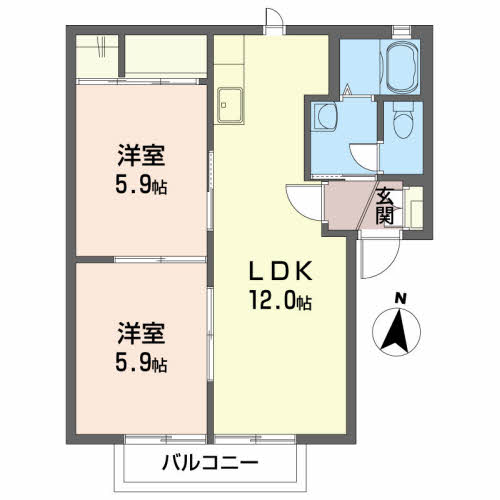 テイスティ壱番館 202号-3