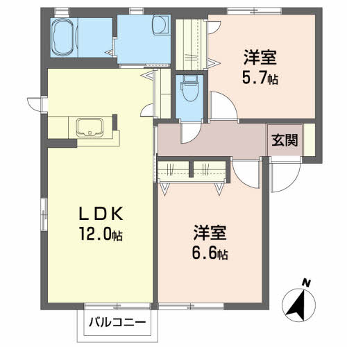 サンハイツ櫻 101号-4