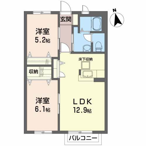 プレジール弐番館 102号-16