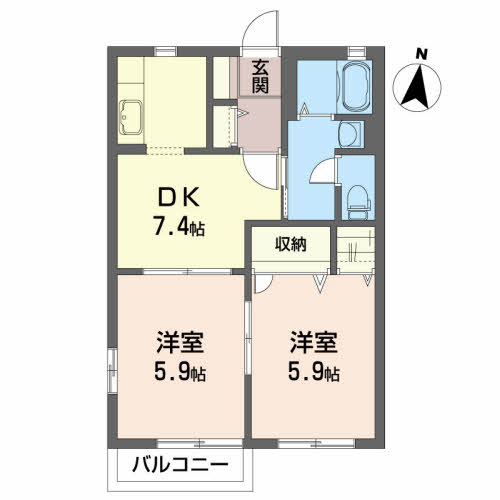サニーコートＤⅠ203-2