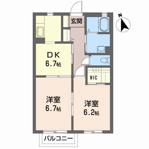 ヴィラクレストC 202号-6