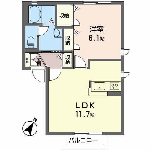 シャーメゾン　ラ・ポール202-2