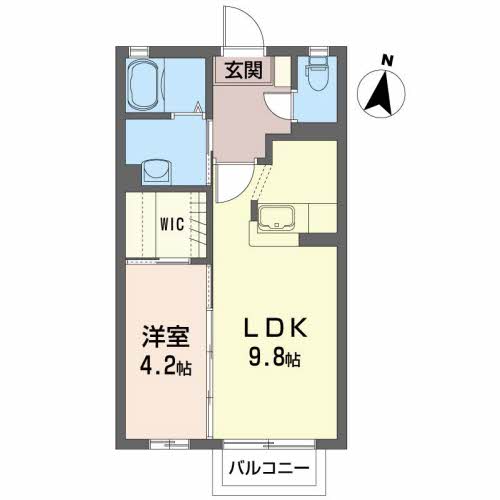 カーサ・クレールⅢ 202号-3
