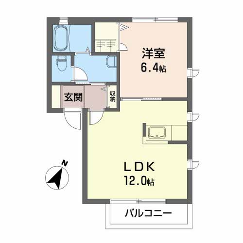 サングリーン鹿野Ⅲ 202号-16