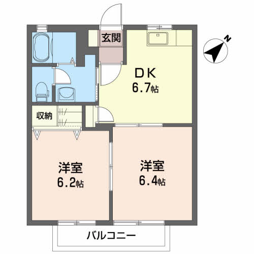 サンフォレスト1番館 201号-6