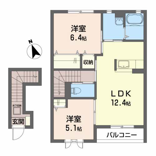 グランパルクＫ２ 201号-2