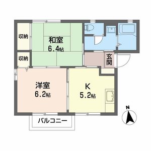 ファミールＭ・Ｋ－Ａ 201号室