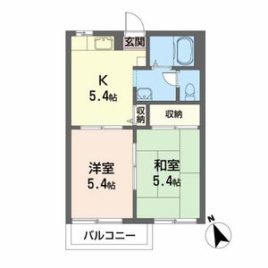 メゾン沢田Ⅱ　Ｂ 101号室