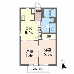 フレックス・カマタ　Ｂ 203号室