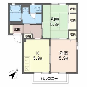 パステル・コート　Ｂ 202号-4