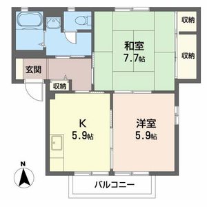 ニューエステート笹谷　Ｃ 102号室