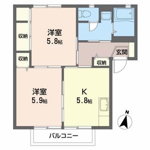 御蔵ガーデンシティ　Ａ 202号-16
