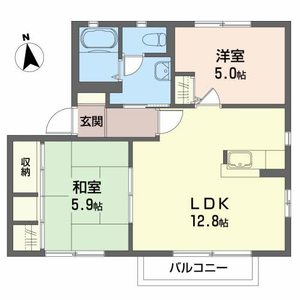 御蔵ガーデンシティ E 102号-4