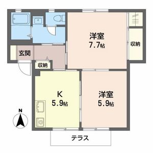 カーサ・グランツ　Ｄ 102号-16