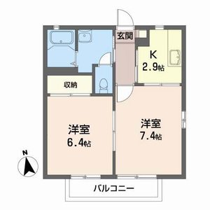 エステート笹谷ＶＥ 203号室