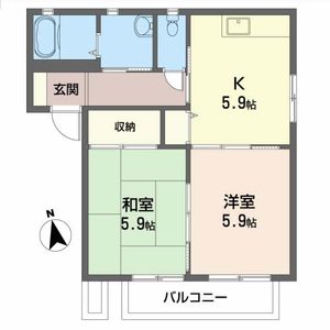 リバティガ－デンⅡＡ 202号室