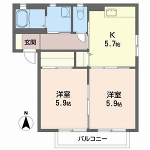 グランデュールＢ 202号室