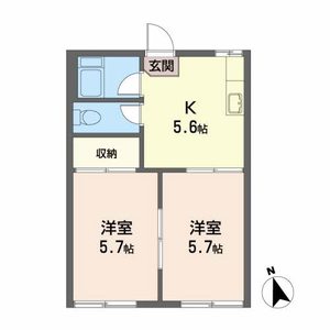 コ－ポ３８ 101号室