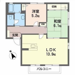 ヴィラ・クラシオンＡ 202号室