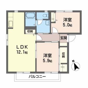ヴィラ・クラシオンB 201号-16