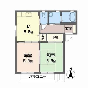 アモール八島田Ｂ 201号室