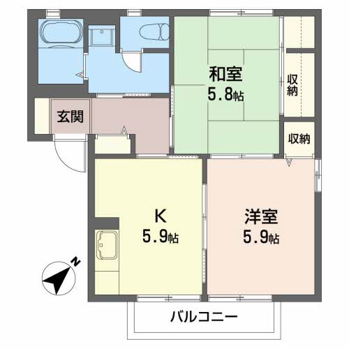 パステル・コート　Ａ 202号-16