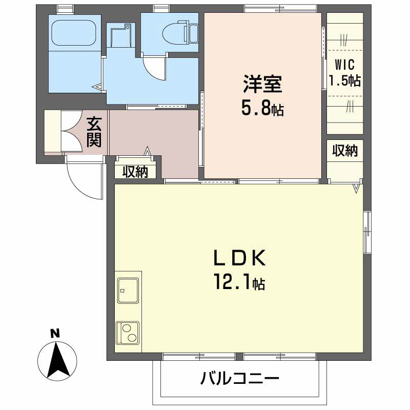 ニューエステート笹谷　Ｃ203-2