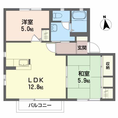 御蔵ガーデンシティ　Ｅ 101号-16