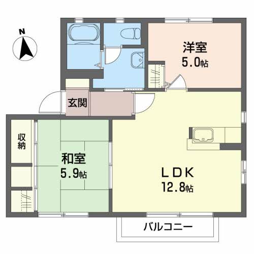 御蔵ガーデンシティ　Ｅ102-2