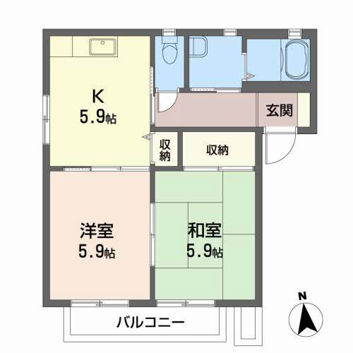 ラフォーレ南中央　Ｃ201-2