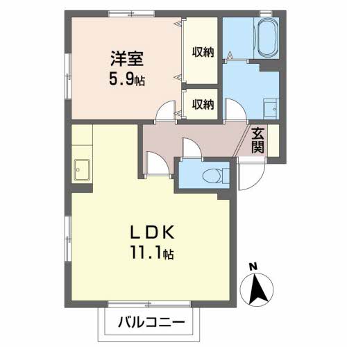 ビューバレー北中央　Ｄ101-2