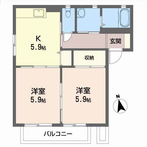 リバティガ－デンⅡＢ 201号-16
