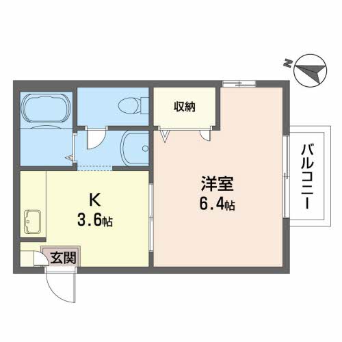 フラッツ茶屋下 202号-16