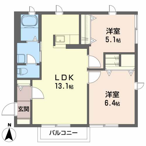 シャーメゾン方木田201-2