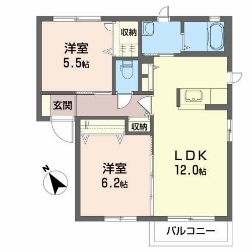 オレンジヒルズ B 202号-2