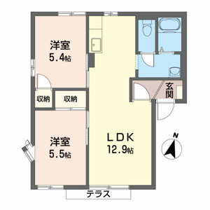 フレグランス白石坂Ｂ 102号室