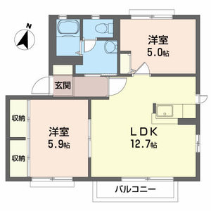 サンディアスＢ 101号室