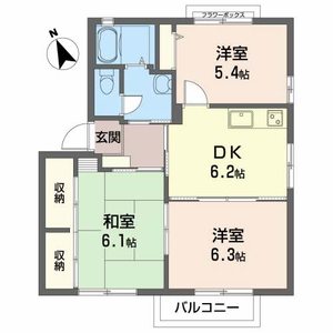 フラットすわC 201号-15