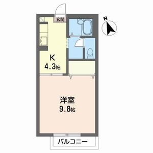 Ｆｌｏｗｅｒ　Ｇａｒｄｅｎ弐番館 202号室