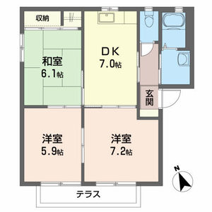 グリーンパーク結城 101号室