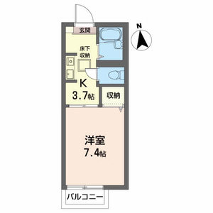 ビューパレーⅡ 105号室
