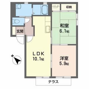 グランデュールあさか 102号室