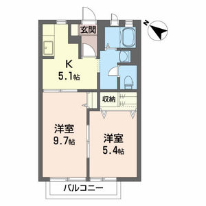 ベルハイム参番館Ｂ 201号室