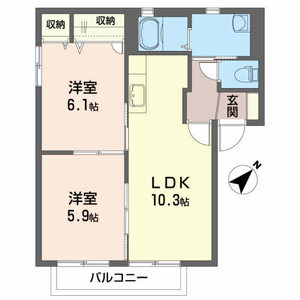 シエスタ・クレインB 101号-16