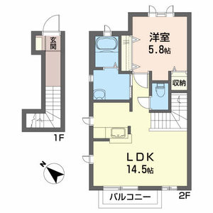 ソレアード・シェソワＥ 201号室