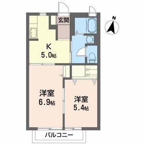 ＢＢマーグⅡ 203号室